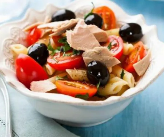Tonhalas tésztasaláta recept