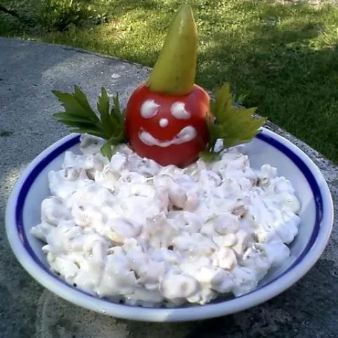 Tejfölös babsaláta recept