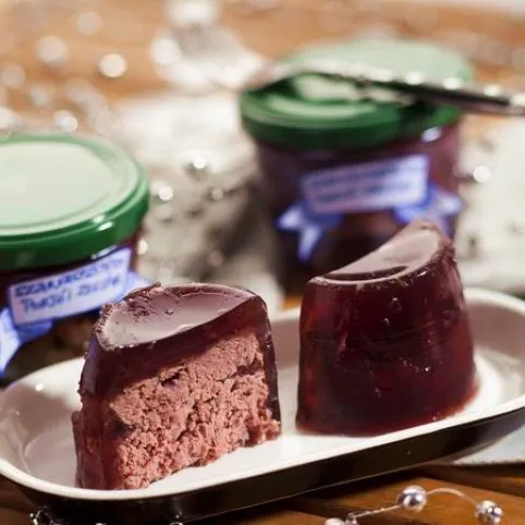Vadpástétom portói zselével recept