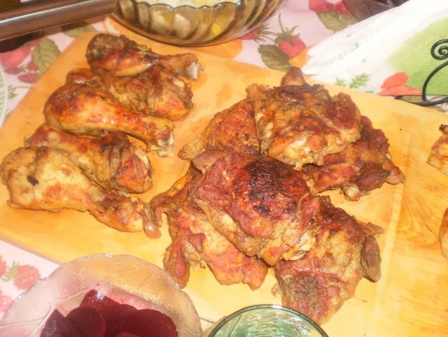 Szicíliai tepsis csirkecomb recept