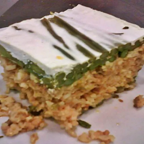 Pulykahússal rakott zöld spárga recept