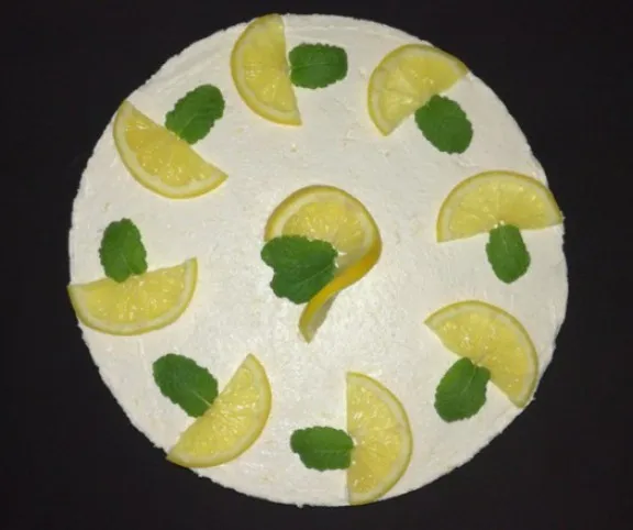 Sütés nélküli citromtorta recept
