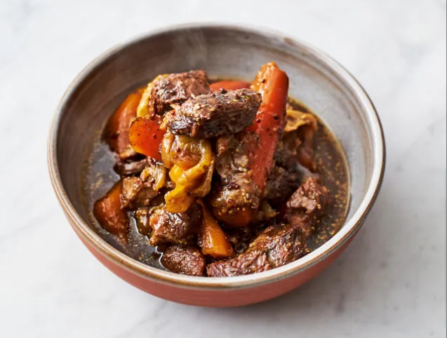 Omlós mustáros marhasült recept