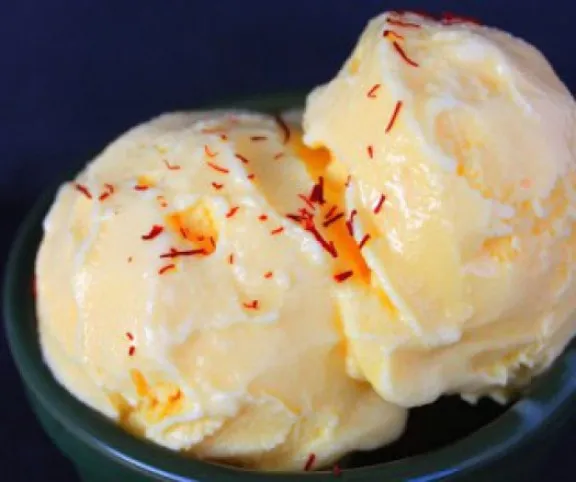 Sáfrányfagylalt recept