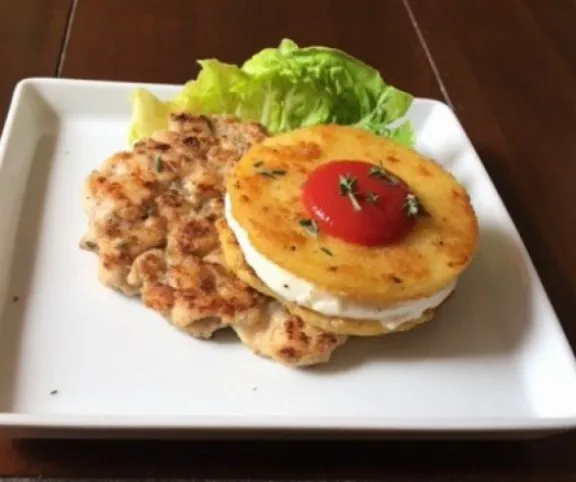 Csirkemell grillezett polenta-mozzarella szedviccsel recept