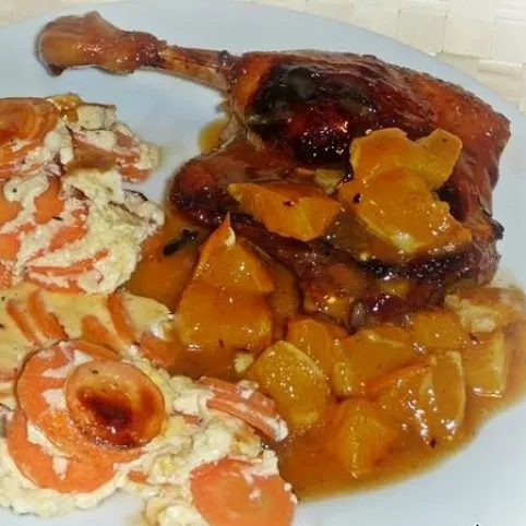 Narancsos kacsacomb recept