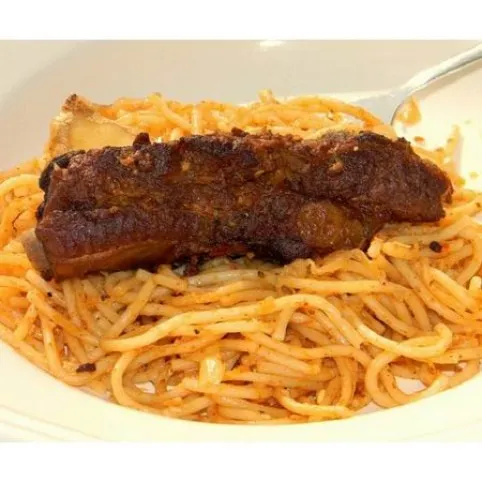 Pácolt oldalas chilis-gyömbéres tésztával recept
