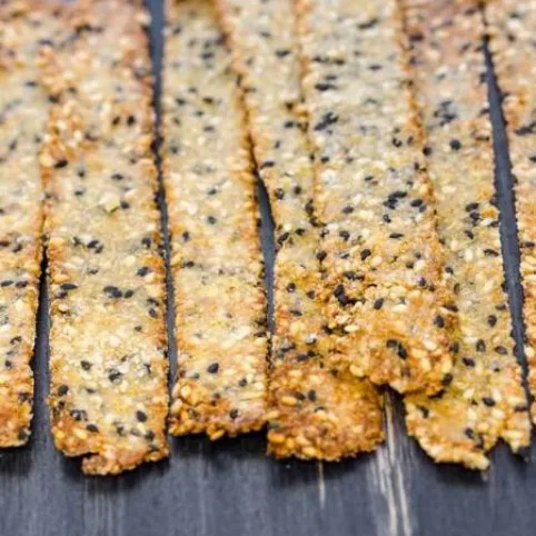 Szezámos-mákos keksz recept