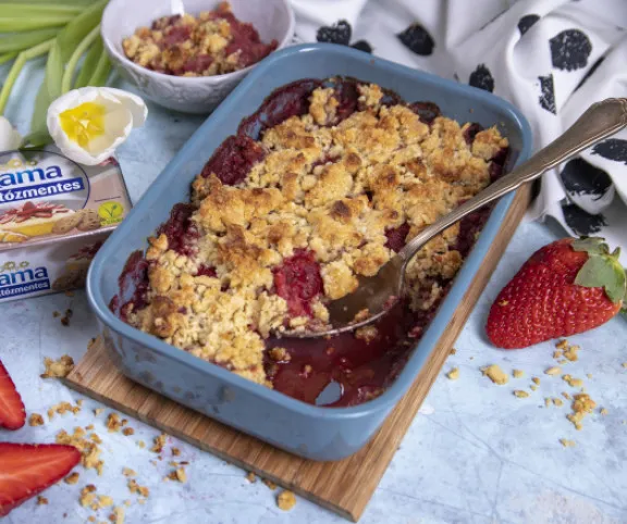 Epres morzsás süti recept