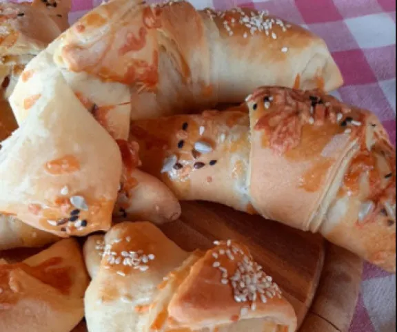 Sajtos-magvas kiflik recept
