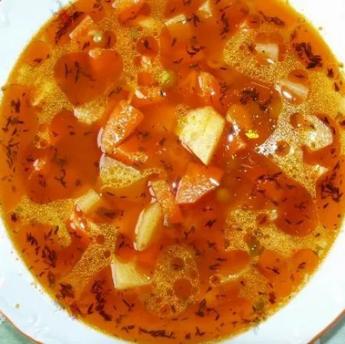 Zöldségleves fűszeresen és gazdagon recept