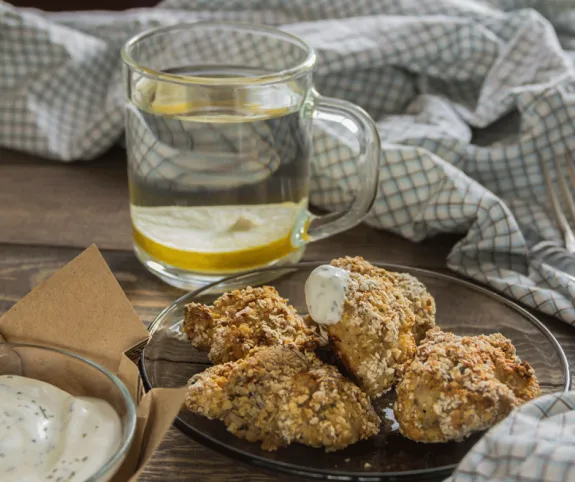 Csirke zabpelyhes bundában recept