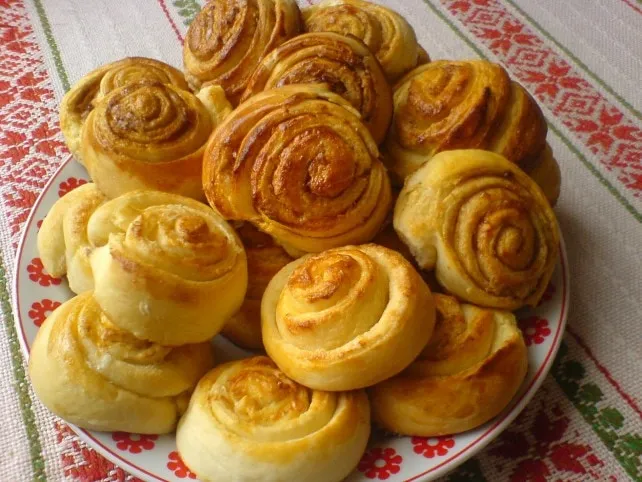 Fahéjas és vaníliás csigák  recept