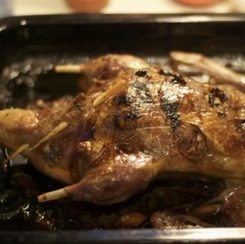 Kacsasült almával recept