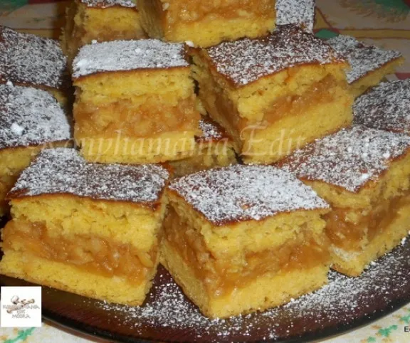 Pihepuha almás pite recept