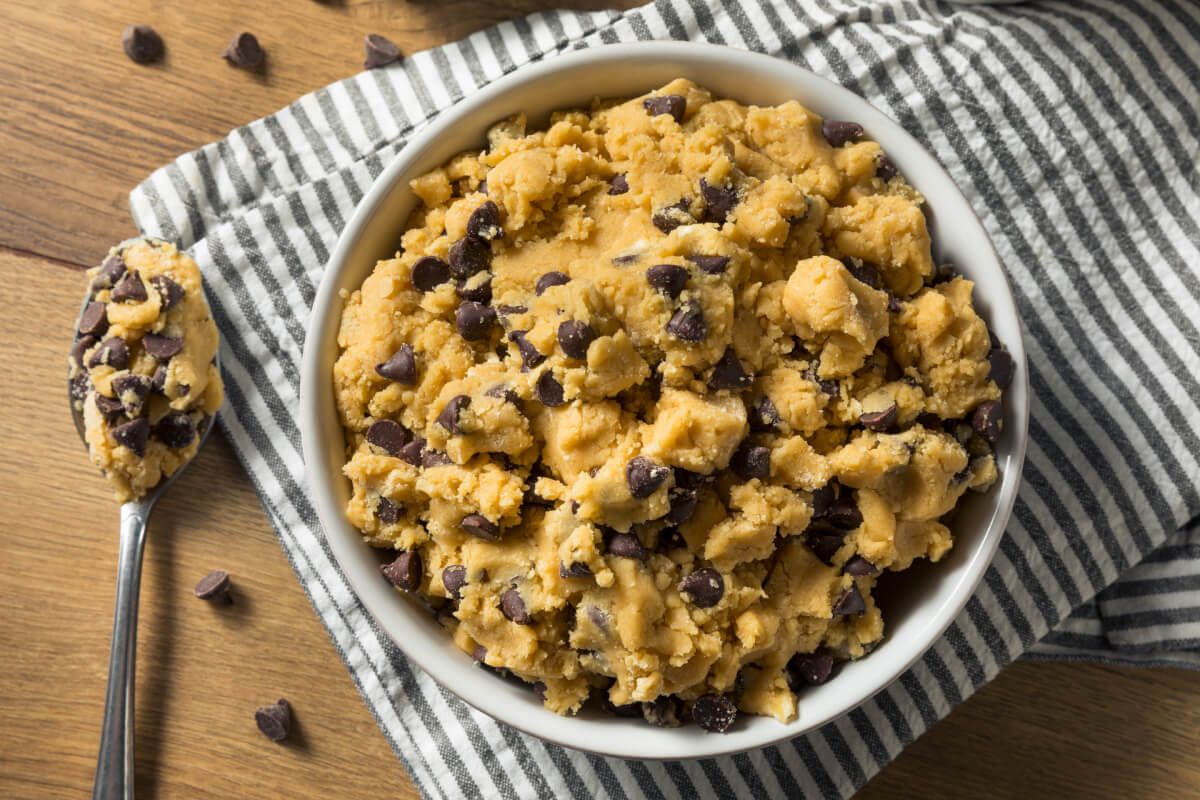 Mennyei édesség a cookie dough, azaz sütitészta, ami alakbarát változatban is készíthető (Fotó: Shutterstock)