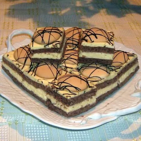 Piskótatalléros süti recept
