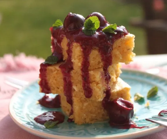 Egyszerű zabpelyhes-túrós sütemény recept
