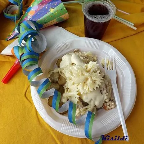 Füstölthalas-majonézes tésztasaláta recept