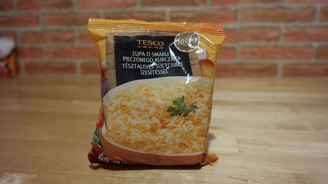 Tesco – tésztaleves sültcsirke ízesítéssel