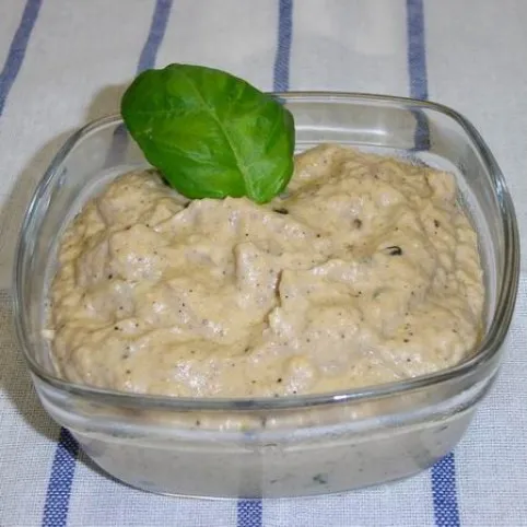 Padlizsánkrém friss bazsalikommal recept