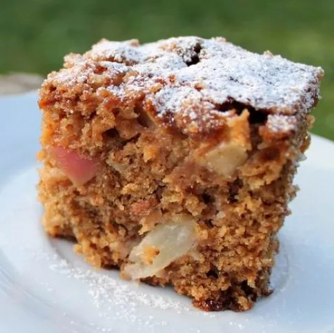 Rusztikus almás-diós süti recept