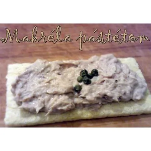 Makrélapástétom recept