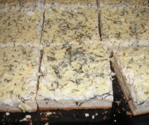 Kapros-túrós lepény  recept