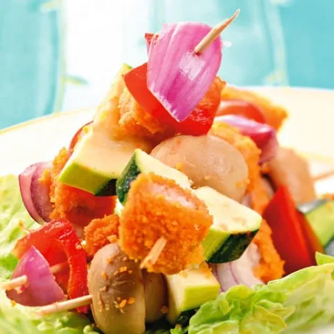 Halfalatkák nyárson recept