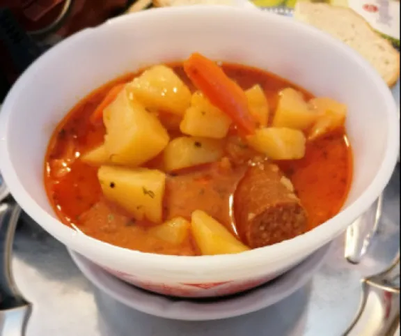 Burgonyaleves gazdagon recept
