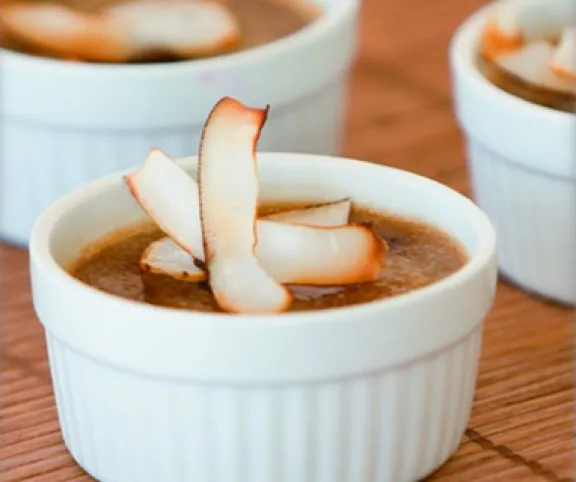 Tejcsokoládés és kókuszos Créme Brulée recept