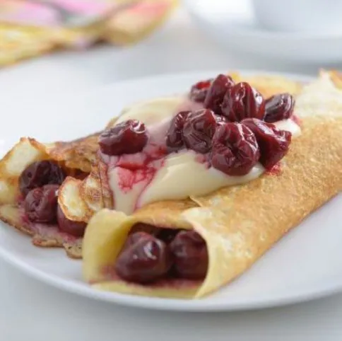 Meggyes palacsinta recept