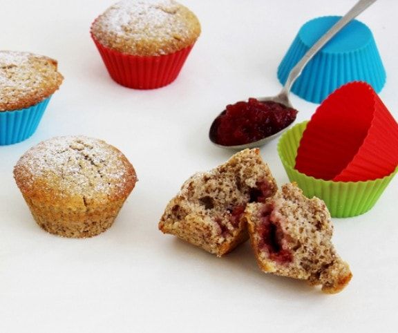 Diós-lekváros muffin recept