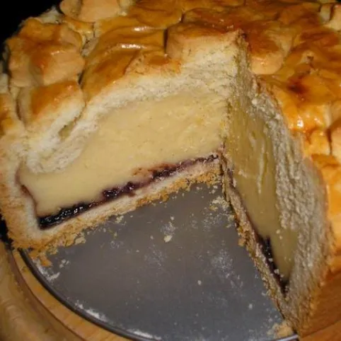 Baszk vaníliakrémes torta recept