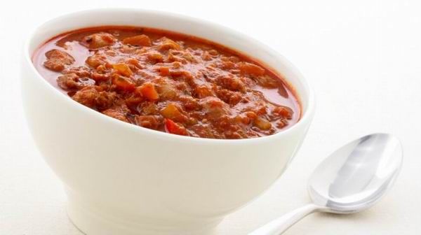 Chili con carne, csilis bab - természetesen paradicsomszósszal