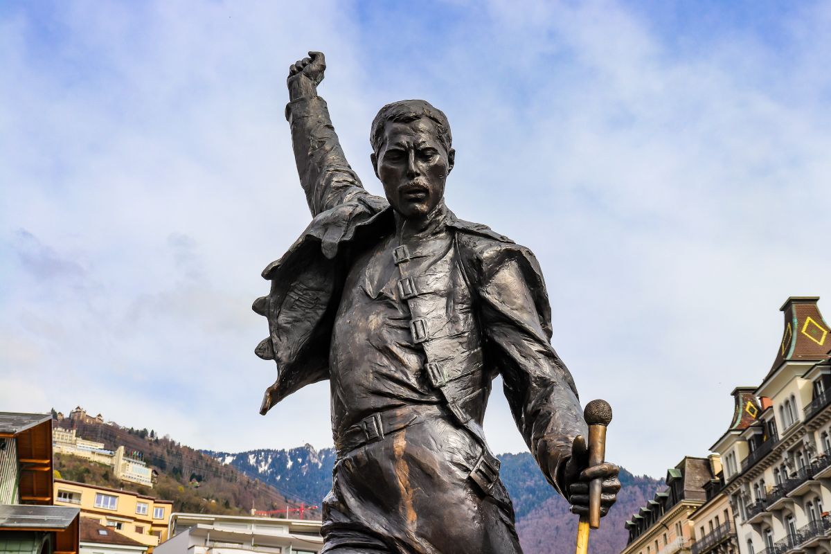 Freddy Mercury  szobra a svájci Montreux-ban / Fotó: Shutterstock