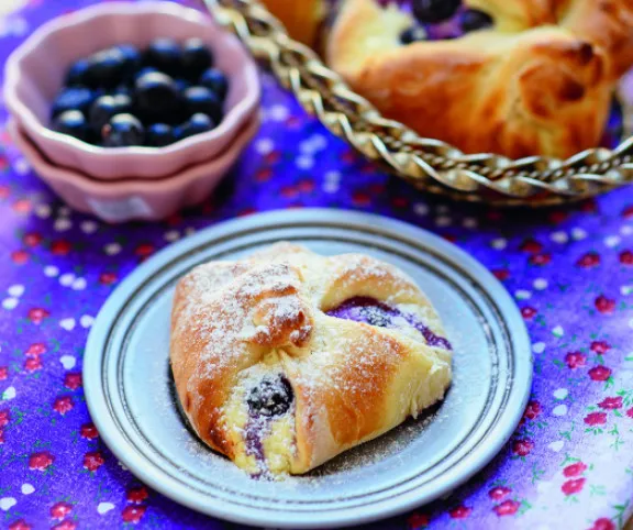 Áfonyás-túrós-citromos batyu recept