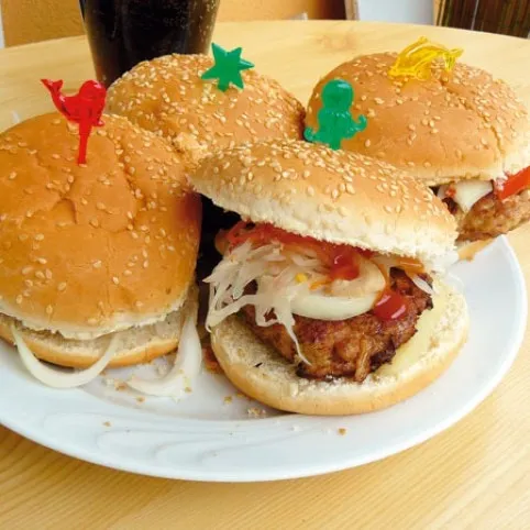 Házi hamburger egyszerűen recept