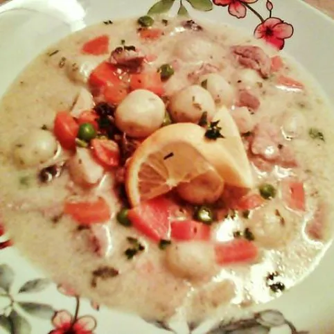 Nyírségi gombócleves gazdagon recept