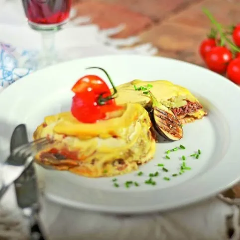 Marhahúsos rakott padlizsán (Muszaka) recept