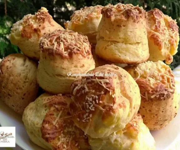 Sajtos pogácsa szezámmaggal szórva recept