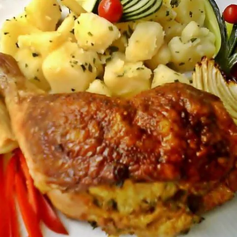 Egyszerű töltött csirkecomb recept