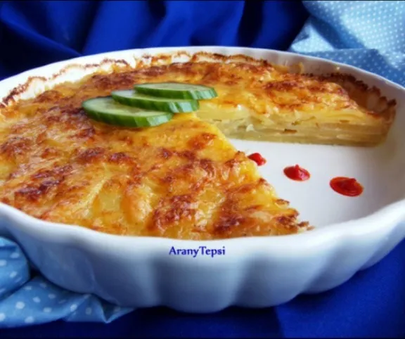 Burgonyagratin (csőben sült krumpli) recept