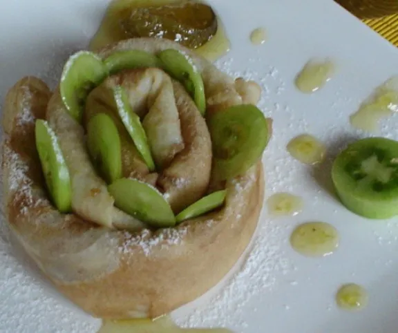 Citromlikőrös édes palacsinta zöldparadicsomos dzsemmel recept