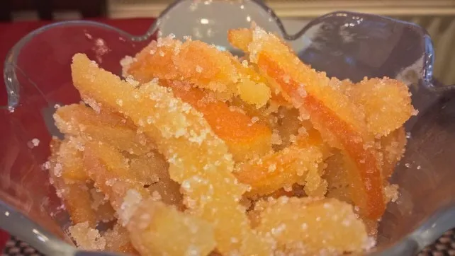 Téli csemege - Cukrozott narancshéj recept