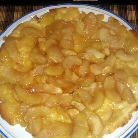 Francia fordított almatorta (Tarte Tatin) recept