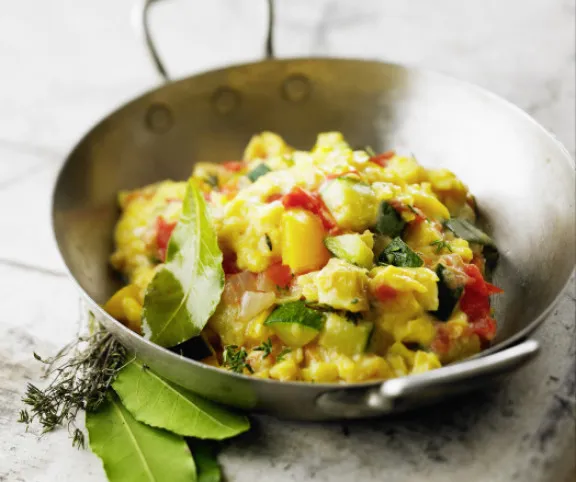 Mediterrán lecsó (cukkinivel, padlizsánnal) recept