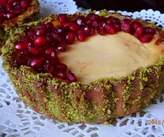 Gránátalmás joghurtpite  recept