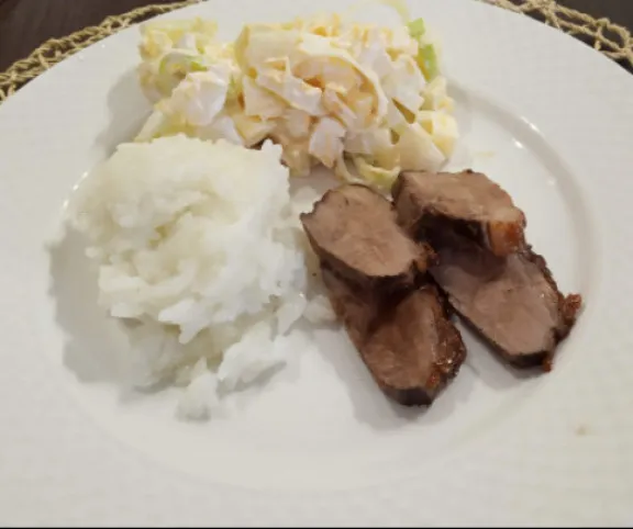 Narancsos kacsamell joghurtos salátával recept