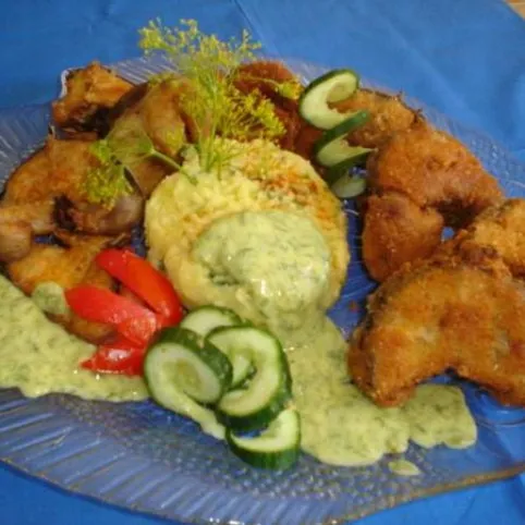 Afrikai harcsa rántva recept